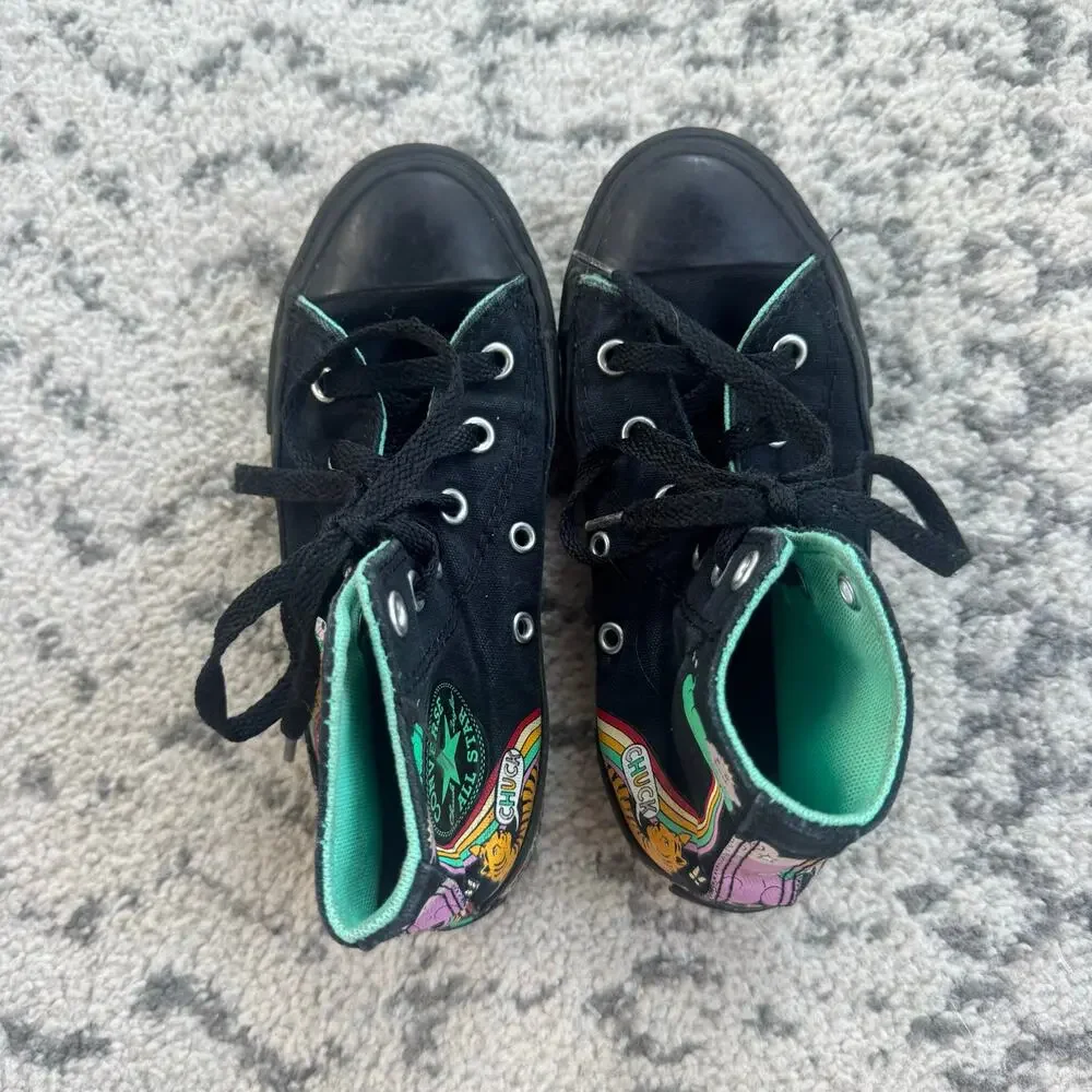 Converse All Star Chuck Taylor Psychedelic High Top Sneakers Size 13C